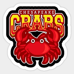 CHESAPEAKE CRABS Sticker